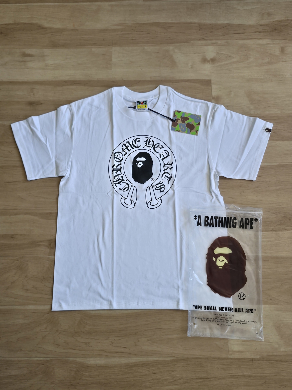 A BATHING APE White T-Shirt